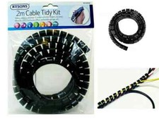 2.0m Cable Tidy Kit PC TV Wire