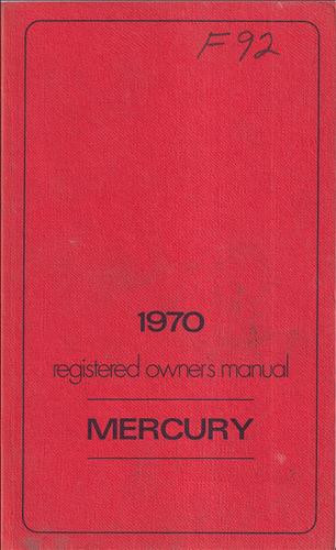 1970 mercury registered owners - 1970,