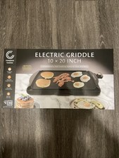 Complete Cuisine Electric Griddle 10x20 Inch Non-stick -New