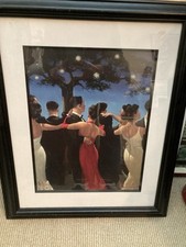 Waltzers Couples Dancing By Jack Vettriano Art Print Framed Painting