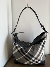 Burberry Beat Check Hobo Bag