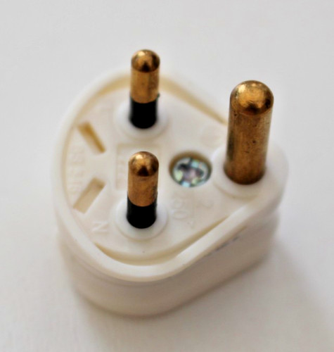 Round pin plug top amp - plug, 15