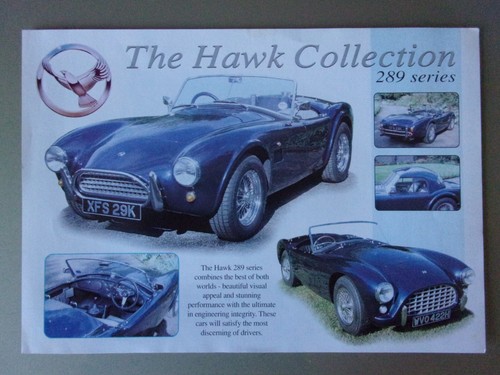 Hawk cars ltd 289 series - hawk,