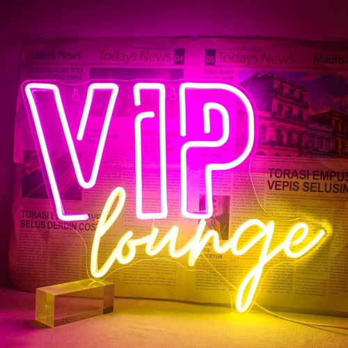Neon bar signs - bar, vip