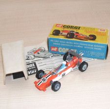 Corgi 158 Original Lotus Climax F1 with Box, Packing Piece & Leaflet from 1960's