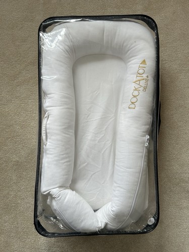 Dockatot deluxe white baby - white,