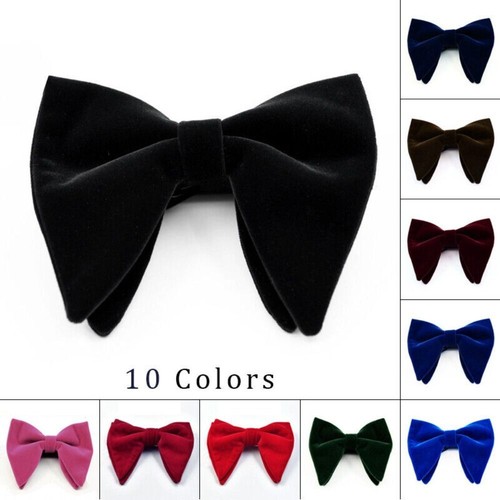 Solid bow tie velvet - bow,