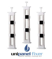 3 Piece Universal Bath Panel DIY Fixing Kit - Easily Fix and Remove Your Panel