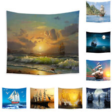 Caribbean Pirate Ship Tapestry