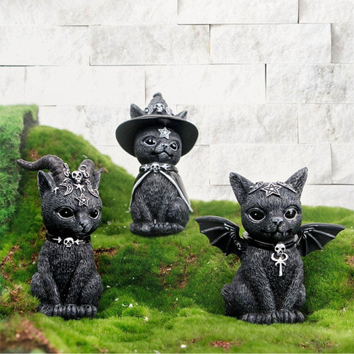 Black mysterious cute - black,