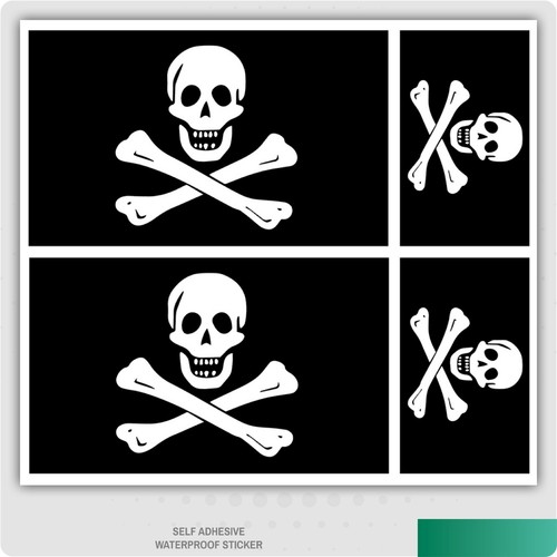 Jolly roger pirate flag - 4,