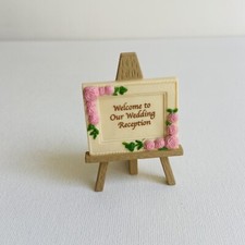 Sylvanian Families Wedding Set SPARES Wedding Board Sign Calico Critters VGC