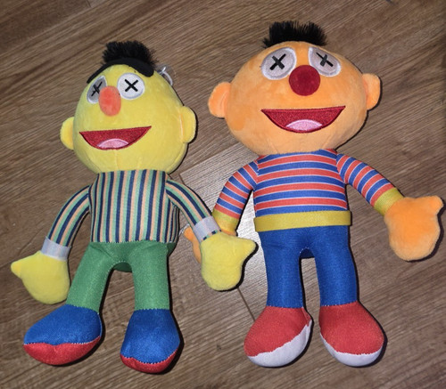 Bert and ernie plush - and,