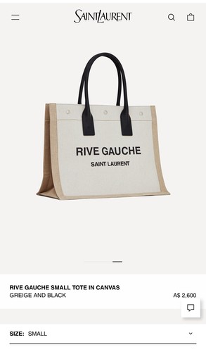 Brand new ysl rive gauche - brand,