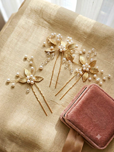 Bridal wedding hair pin - bridal, set