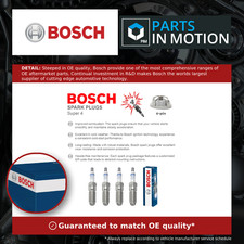 Spark Plugs Set 4x fits FORD FOCUS 1.4 1.6 1.8 2.0 98 to 20 Genuine Bosch New
