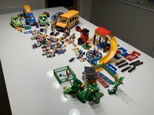 Playmobil Bundle Bus Cars Horse Trailer Train Park Rabbit Hutches