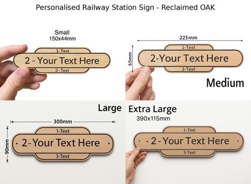 Personalised railway sign - railway,
