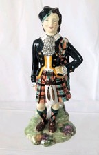 Radnor Bone China Rob Roy Figurine, McIntosh Girl, Made in England A4