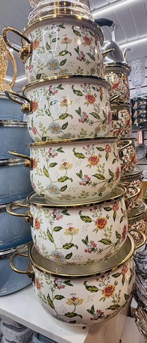 5pcs enamelware cooking pot - enamelware,