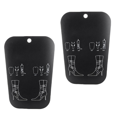 2pcs thigh high - boots, supports