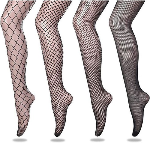 Womens high waist fishnet - waist,