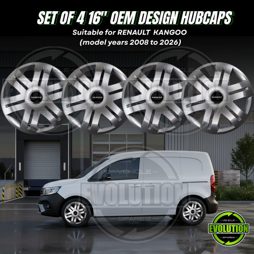Wheel trims hub caps - 16", set