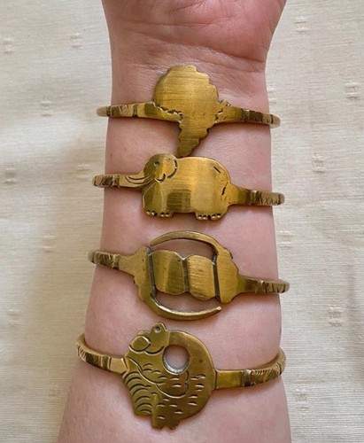 Vintage old solid brass - vintage,