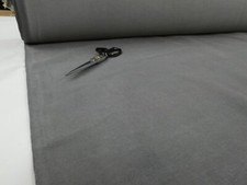 LAURA ASHLEY CALTON PALE CHARCOAL GREY Plain Chenille Upholstery Fabric