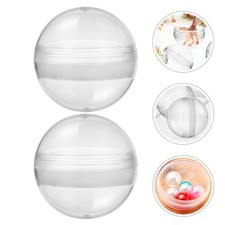 50pcs Clear Gumballs Capsule