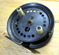 RARE VINTAGE J.PEEK & SON (London WC 1) 3.5" FLY REEL with 7/8ths" Drum