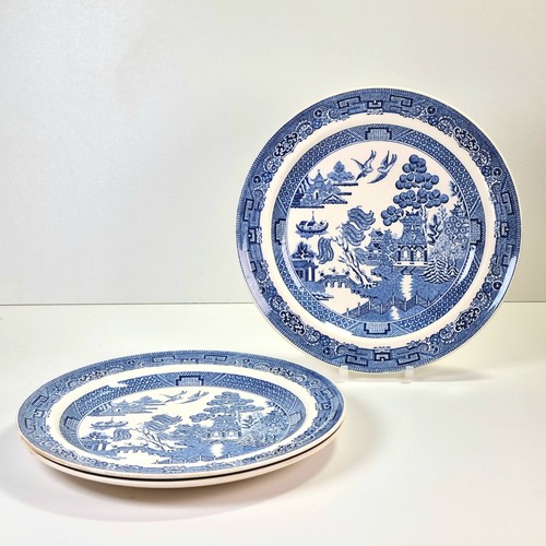 Wedgwood willow plates set 3 - plates,