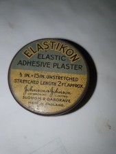 Antique Johnson and Johnson plaster tin
