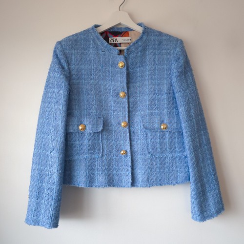 Zara blue textured - zara,