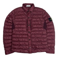 Stone Island Down Overshirt Garment Dyed Micro Yarn Men's Jacket Shacket Medium