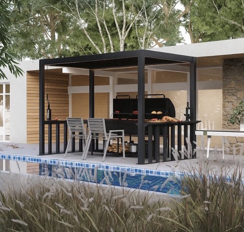 5m deluxe pergola - 1.5m,