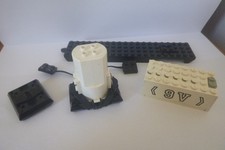 Lego Monorail Motor 9v 2684c01a, Wire 5306ac015 & other parts from set 6990
