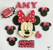 Hot Pink Minnie Mouse Face