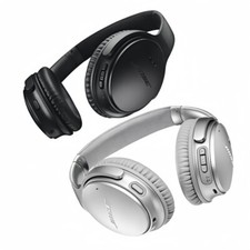 Bose QuietComfort QC35 I Bluetooth Wireless Over-Ear Headphones - Black Silver