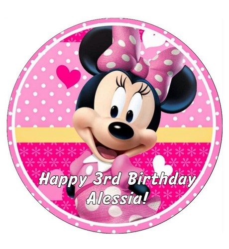 Minnie mouse pink personalised - mouse,