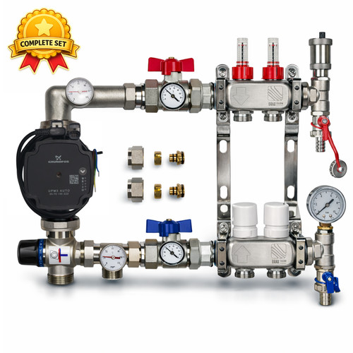 Underfloor heating manifold - heating,