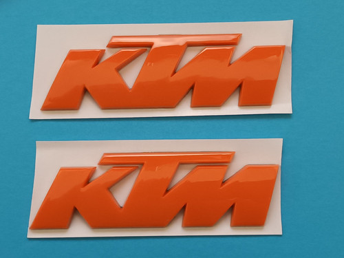 Ktm badge decal 95mm - decal, 30mm