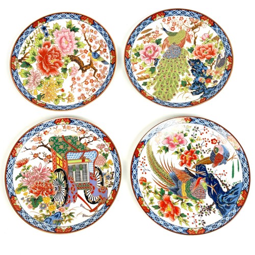 Porcelain imari plates vintage - plates,