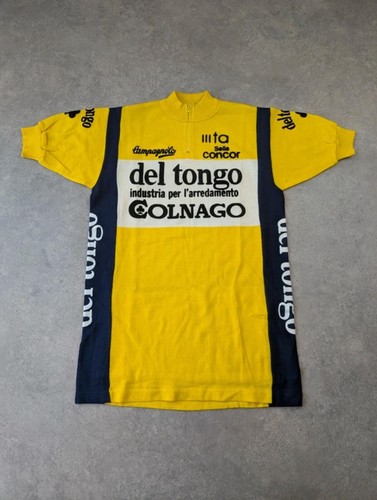 Vintage knitted cycling jersey - cycling,