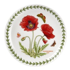 Portmeirion Botanic Garden 6-Inch Coupe Plate, Poppy Motif