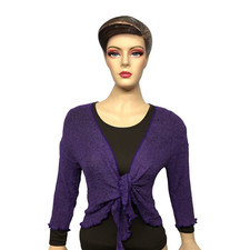 New Womens Tie Up Open Front