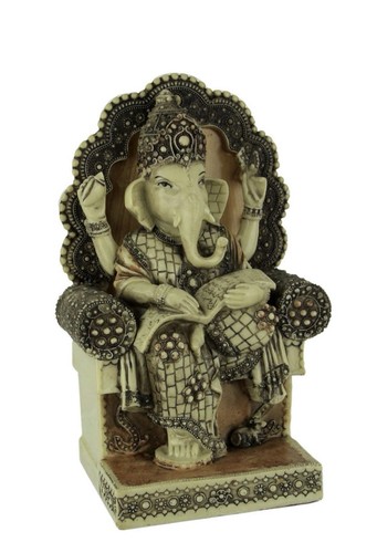 Antique white hindu elephant - antique,