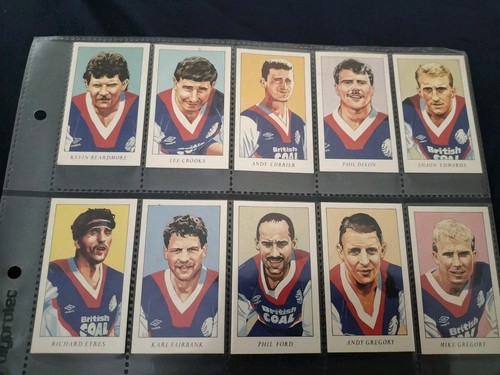 Rugby league trade card - rugby,