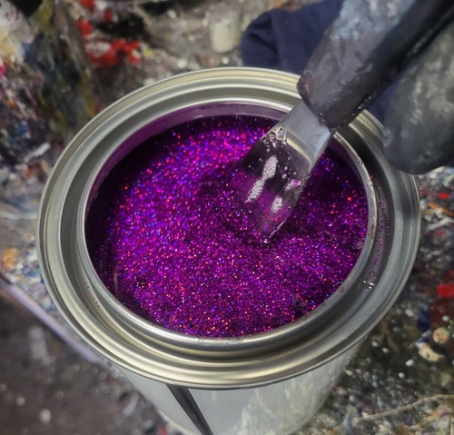 500m fuschia holographic - 500m,