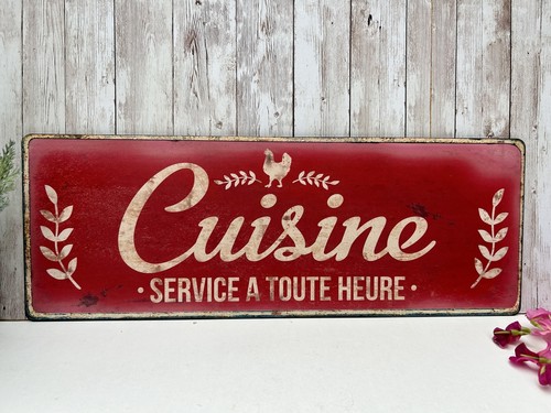 Long red kitchen - long, french